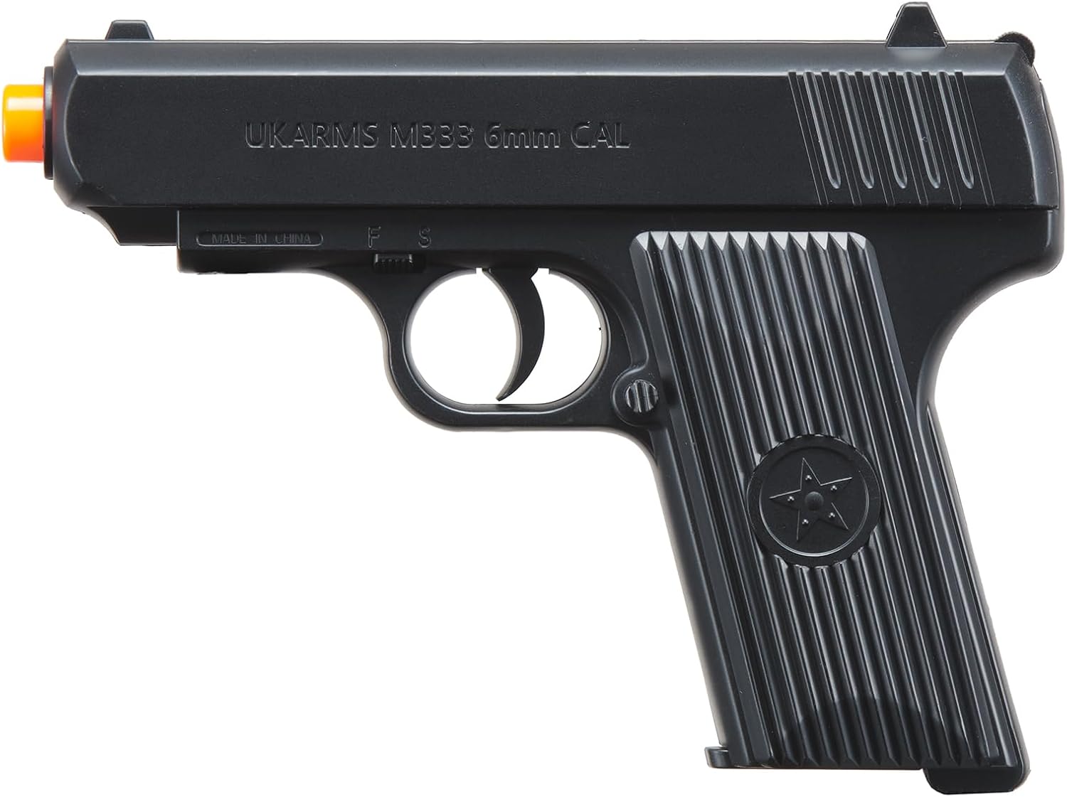 GoldenBall Airsoft M14 Spring-Powered Rifle and M33 Pistol Starter Kit with Holster (Black)