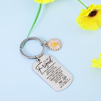 Ouligay Best Friend Keychain Gifts for Women Friendship Bestfriend Birthday Gifts for Women Christmas Bff Bestie Long Distance Friendship Coworker Leaving Going Away Goodbye Farewell Graduation Gift