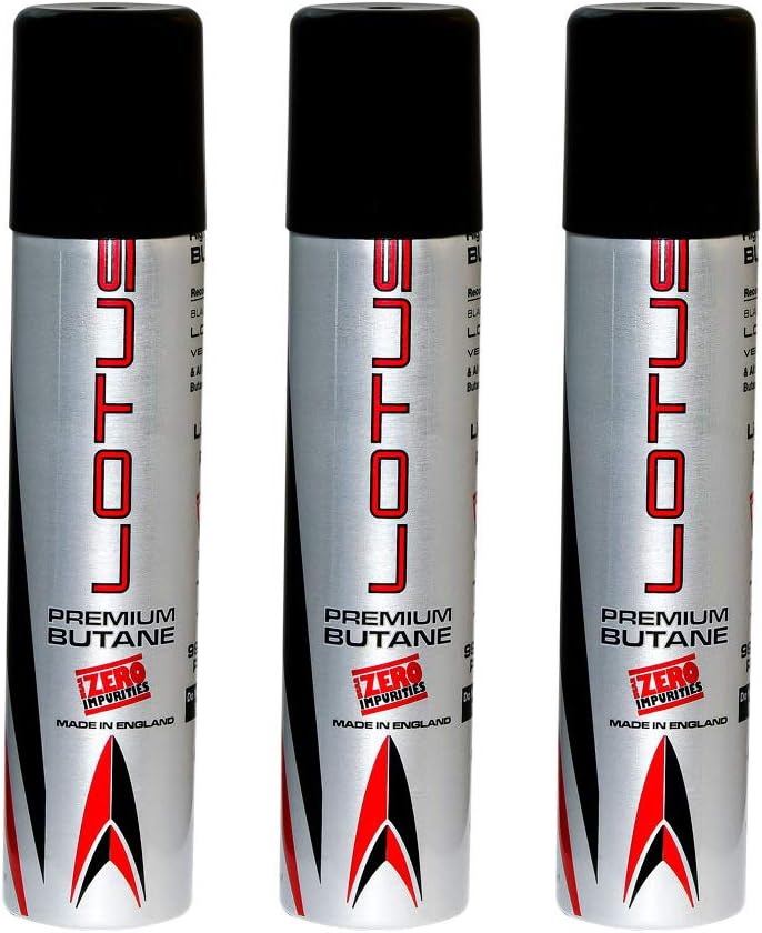 Triple Refined Butane Lighter Refill 3 Can Pack