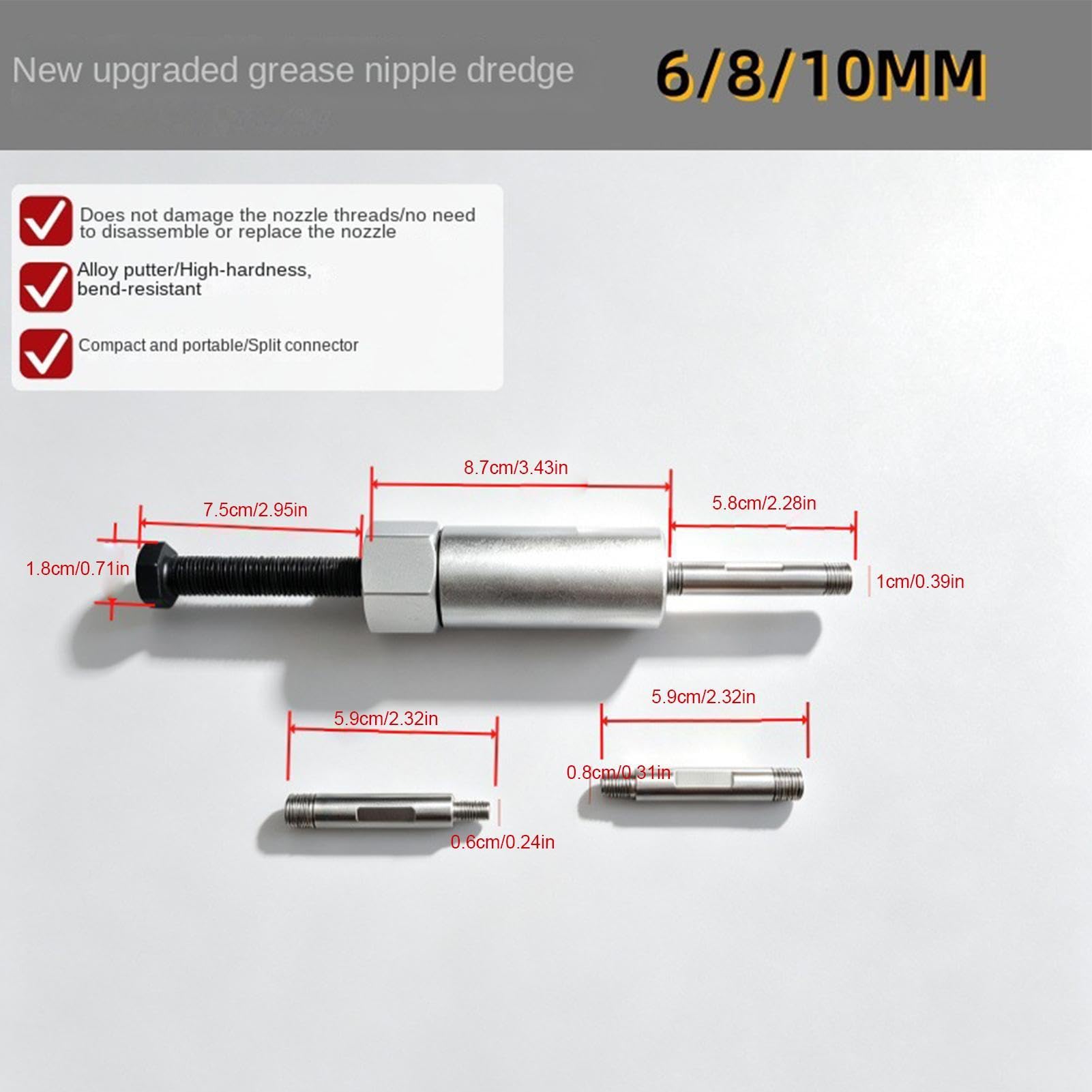 Régénérateur de Graisseur Régénérateur Hydraulique avec Adaptateurs