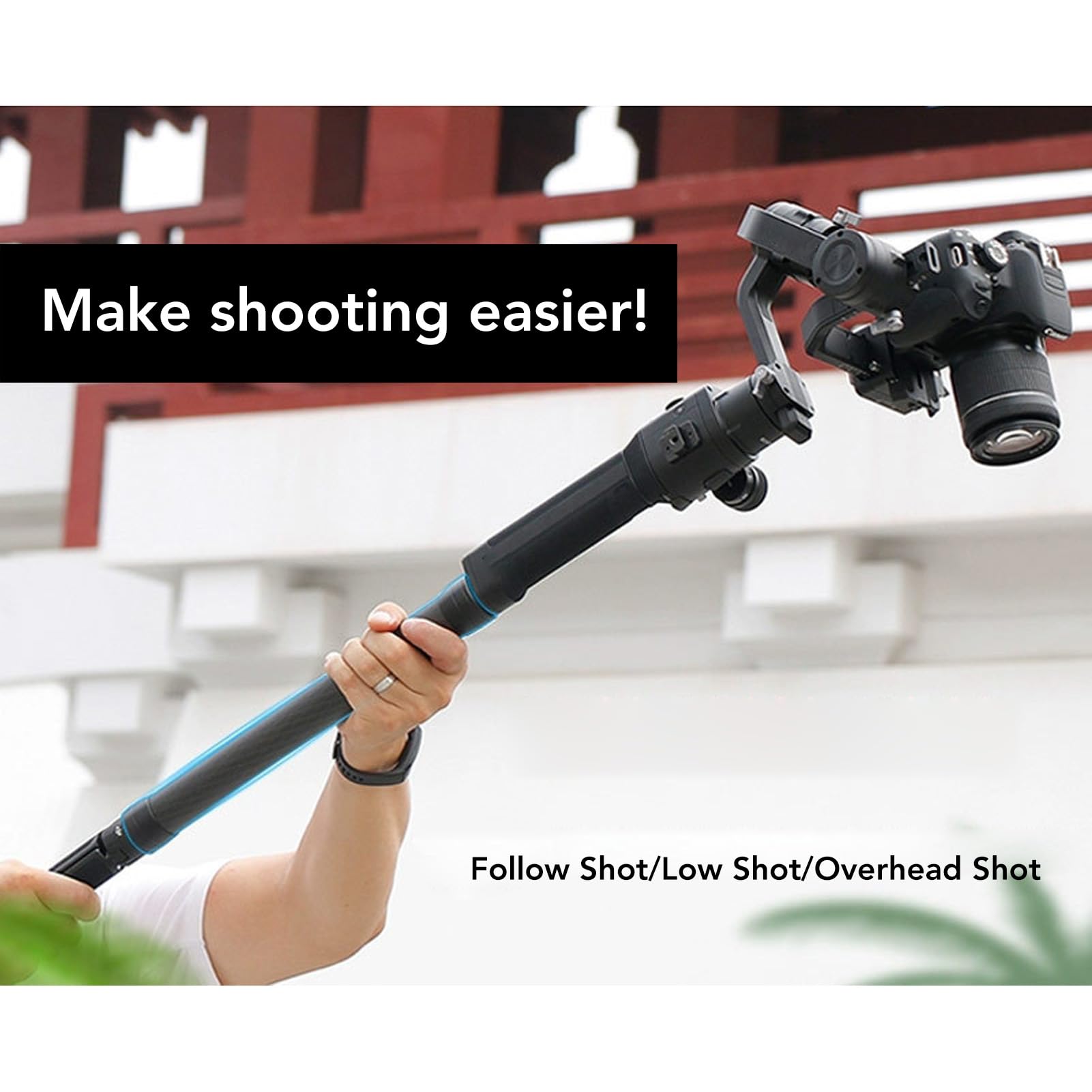 Tube Extension Fibre Carbone Colonne Centrale SIRUI SL-100 En Fibre De Carbone - Extension Pour Trépied Et Monopode - Réglage Rapide Tube Carbone SL-100