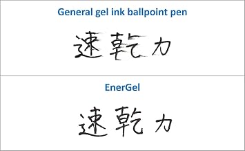 ENERGEL Pentel Infree Gel Ink Ballpoint Pen 0.5mm, Needle Tip 10 colors set with Sticky Notes