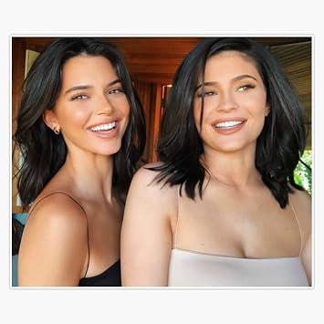 Kendall Jenner And Kylie Jenner Waterproof Vinyl Window Bumper Sticker Decal 5"