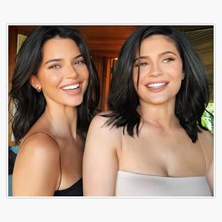 Kendall Jenner And Kylie Jenner Waterproof Vinyl Window Bumper Sticker Decal 5"