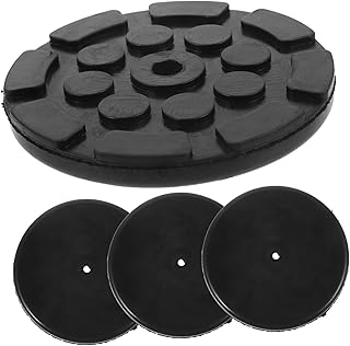 SOLUSTRE 4pcs Lift Tray Mat Adapter Automotive Floor Jack Stand Pad Jack Pads Pinch Weld Jack Pad Vehicle Lifts Slotted Jack Pad Floor Jack Saddle Pad Quartet Car Rubber