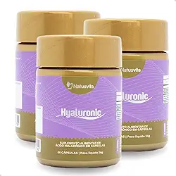 Ácido Hialurônico Puro (60x Mais Concentrado) 150mg (3 und. 180 cápsulas)