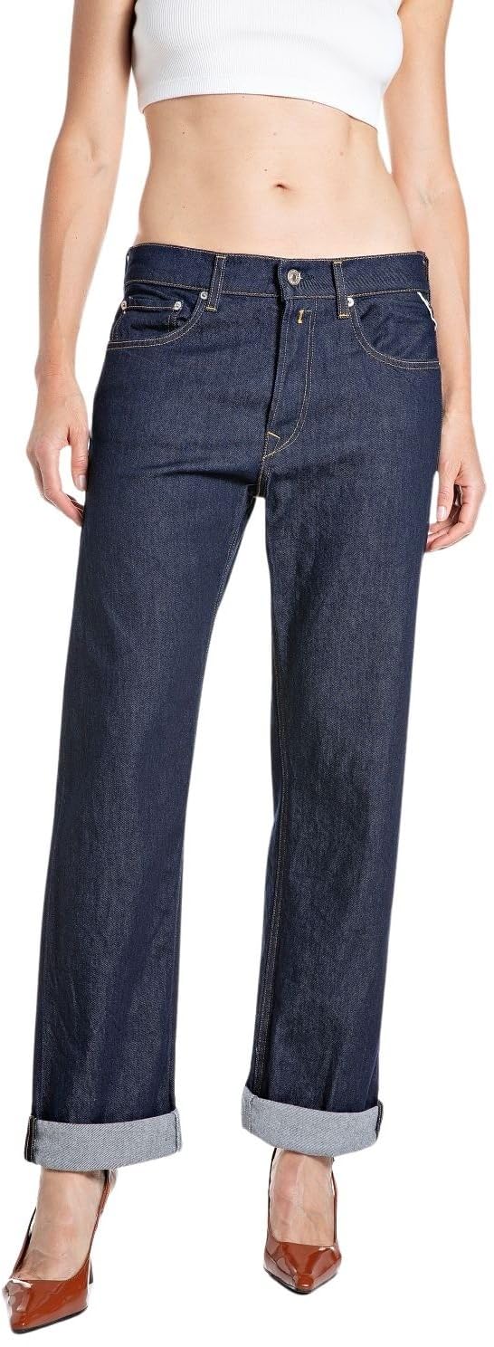 Replay Women's Jeans, 007 Dark Blue, 26W/28L