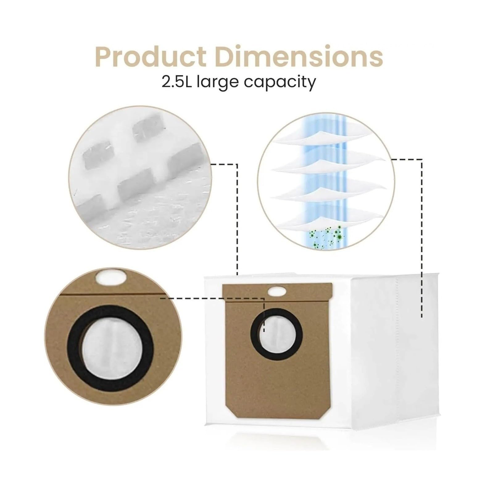 Robot aspirapolvere accessori Compatibile con Eufy L50 L60