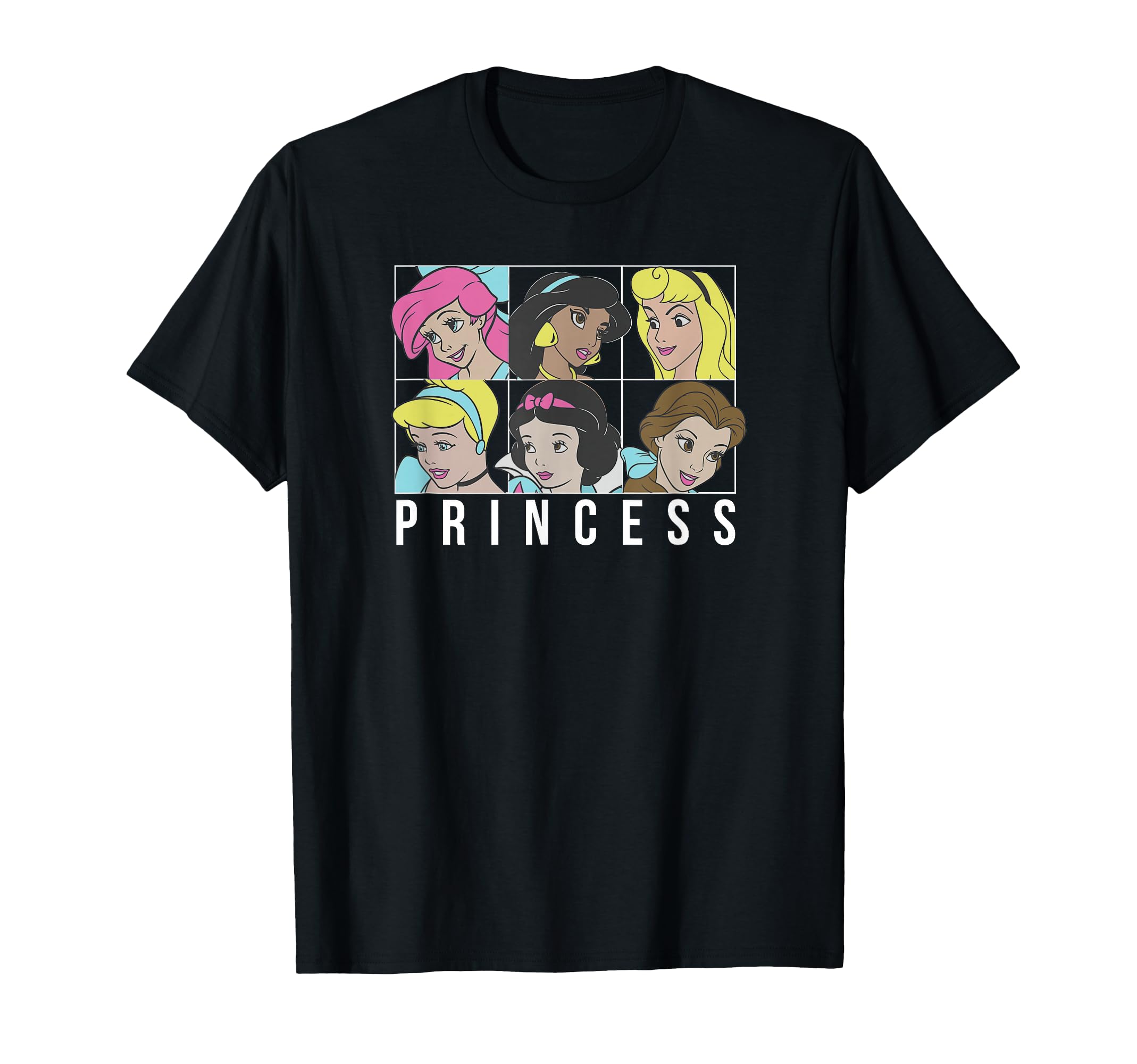 T-shirt princesses Disney anti-déformation haut graphique durable en coton - 2