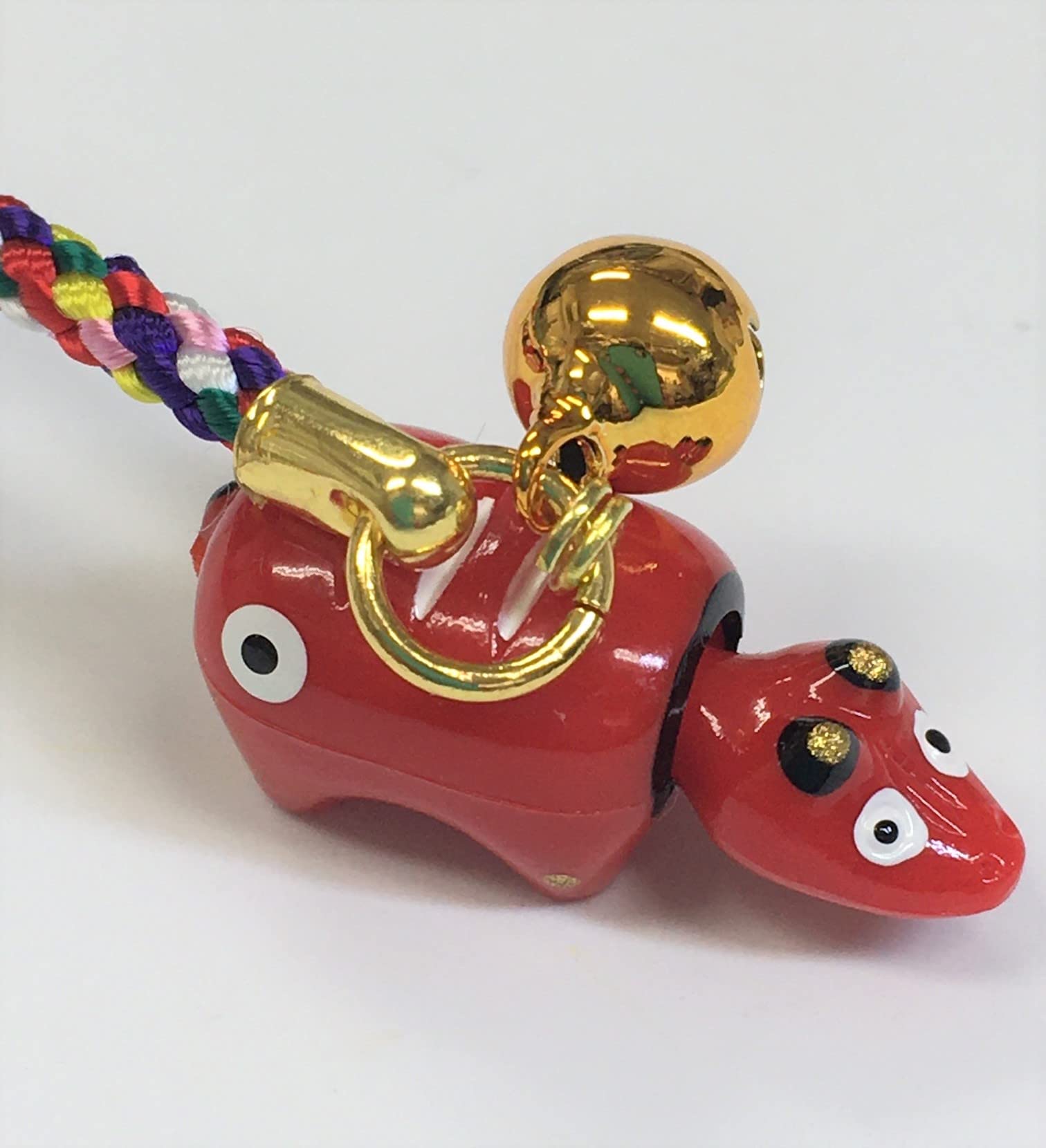 Amazon.co.jp: 赤べこ（小）根付【2個入り】 : ホビー