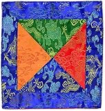 altardecken nach maß Material: Tibeter Brokat BUDDHAFIGUREN buddhistische Altardecke Brokat 19x19 cm