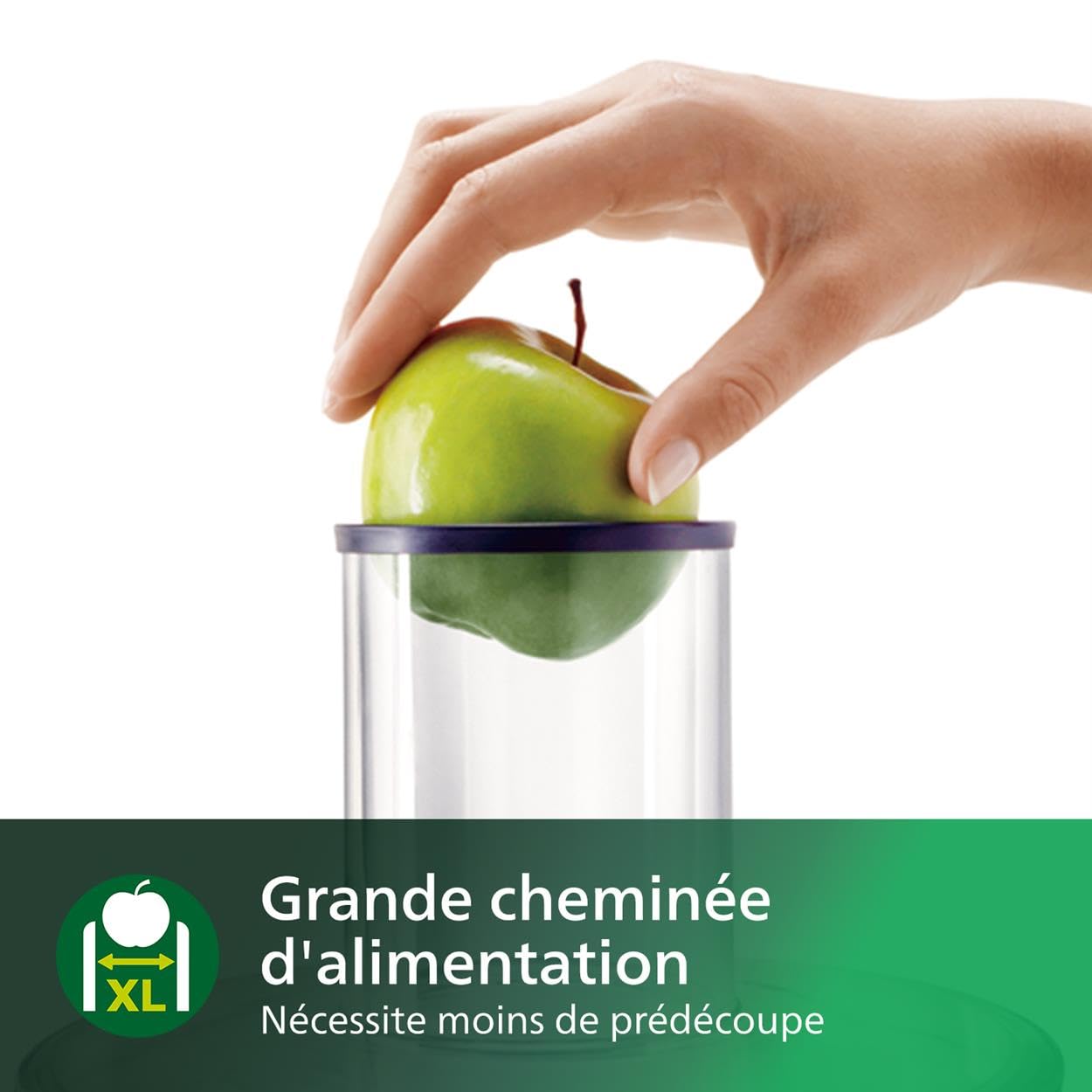 Philips Série 7000 Robot de cuisine multifonction 6-en-1 – Technologie PowerChop – Accessoires métalliques – Bol 3,4 L et Blender 2,2 L (HR7778/00)