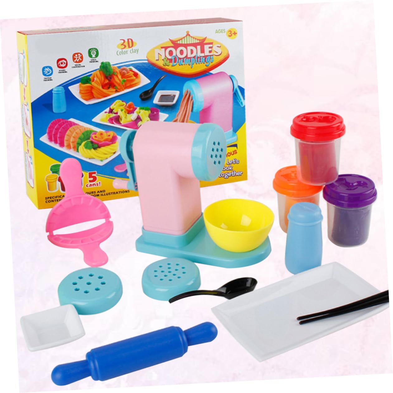 Macchina per Pasta in Plastilina 3d, Set 1 Pezzo in Plastica | Stampi per Pasta Creativa, Elasticità Buona, per Prime Attività e Asili