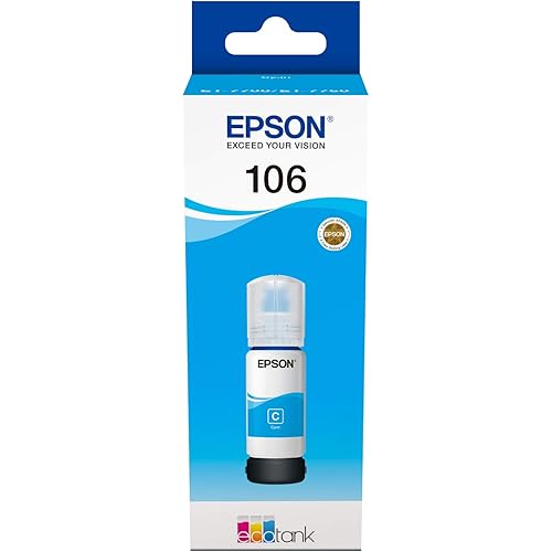 Epson C13T00R240 (106) Ink Cartridge Cyan, 5K Pages, 70ml