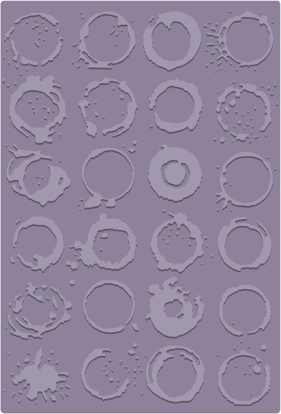 Sizzix 2D Embossing Folder, Large/A5, Vault Ringer by Tim Holtz, 1 Piece