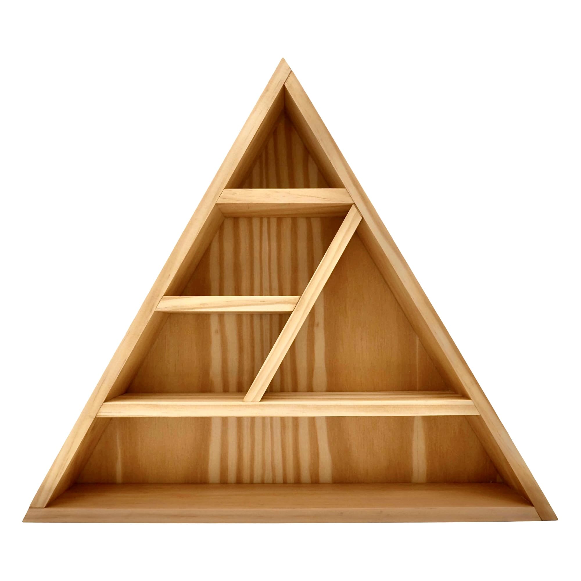 その他 anonymous design triangle shelf Meditation Altar Wooden Triangular Shelf Decorative Craft Shelf
