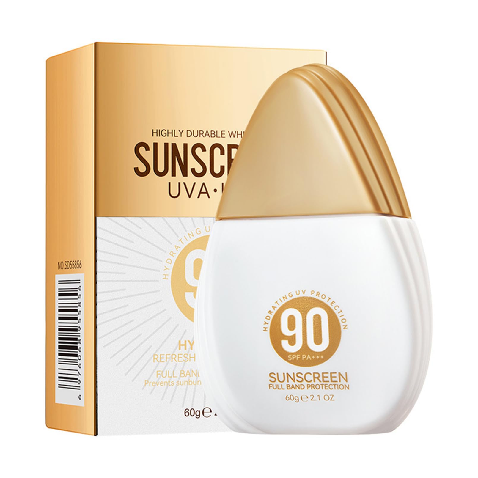 dPois 60g Face Sunscreen for Women Girls UV Protection Lightweight Non Greasy Sunblock Moisturizing Smooth Skin Daily Wear
