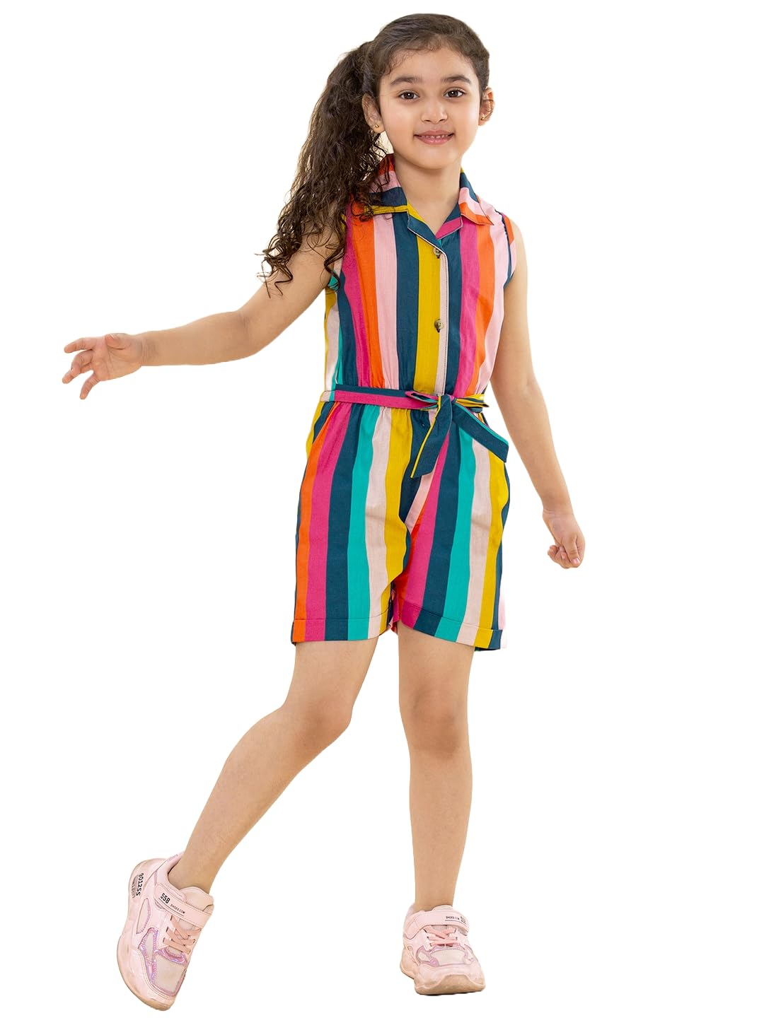 A.T.U.N. (ALL THINGS UBER NICE) Girls Above Knee Length Jumpsuit