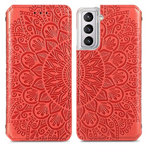 Étui Samsung S22 5G König Design rouge évitez les bris d'écran avec cette coque robuste - 2