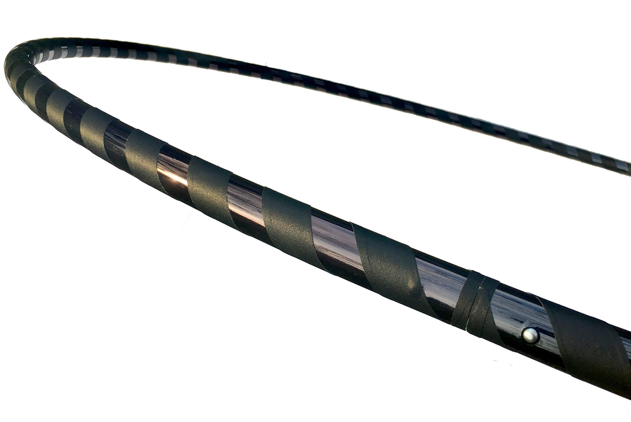 40" Black Beginner Exercise Hula Hoop for Fitness and Fun | Made for Adults | Weighs 1 Pound