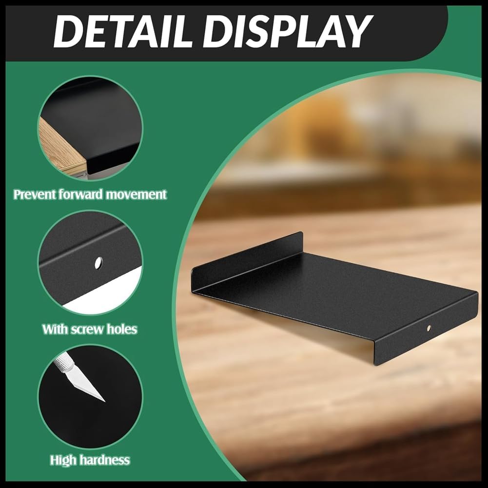 4Pcs Bench Hook and Inking Plate for Block Printing Carving, Metal Printmaking Block Easy to Use (9 X 7 Inches)