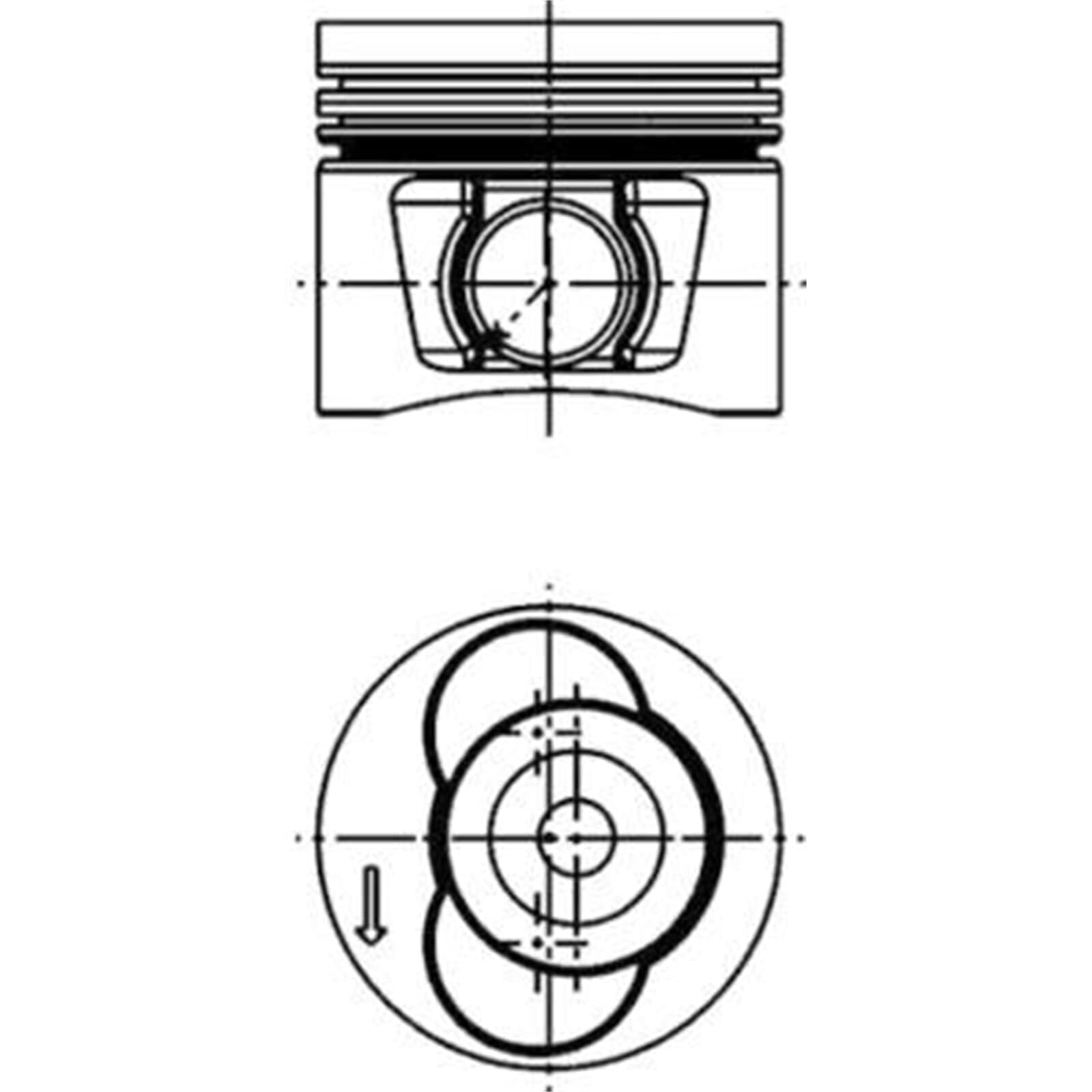 KS Kolbenschmidt 40 715 600 Kolben