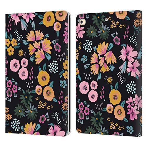 Étui iPad 9.7 Ninola Floral 2 en cuir pour le bureau et les voyages