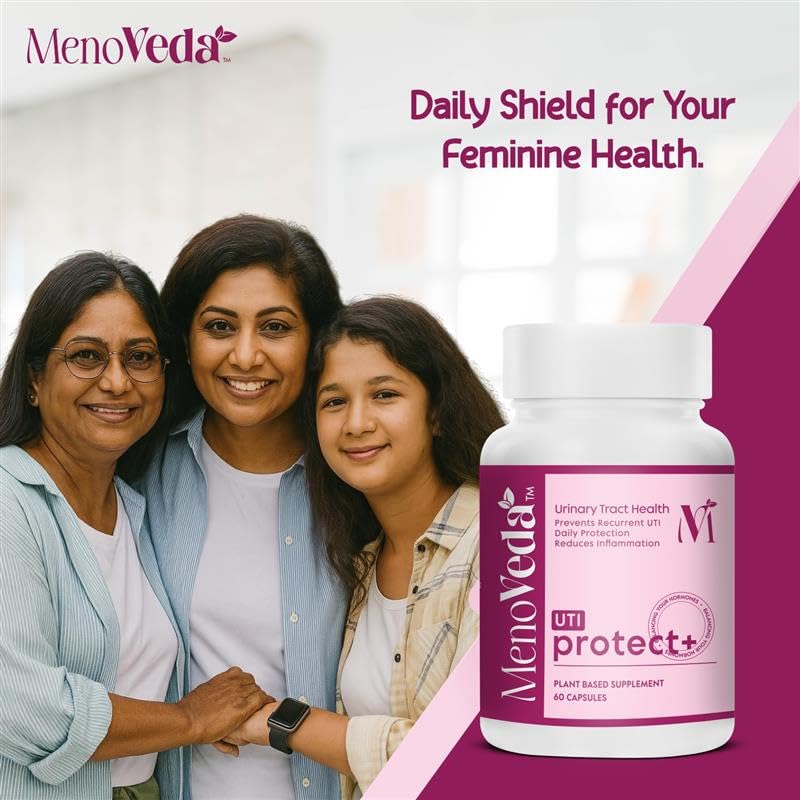 Menoveda UTI Urinary Tract Capsules with Cranberry for Women 2