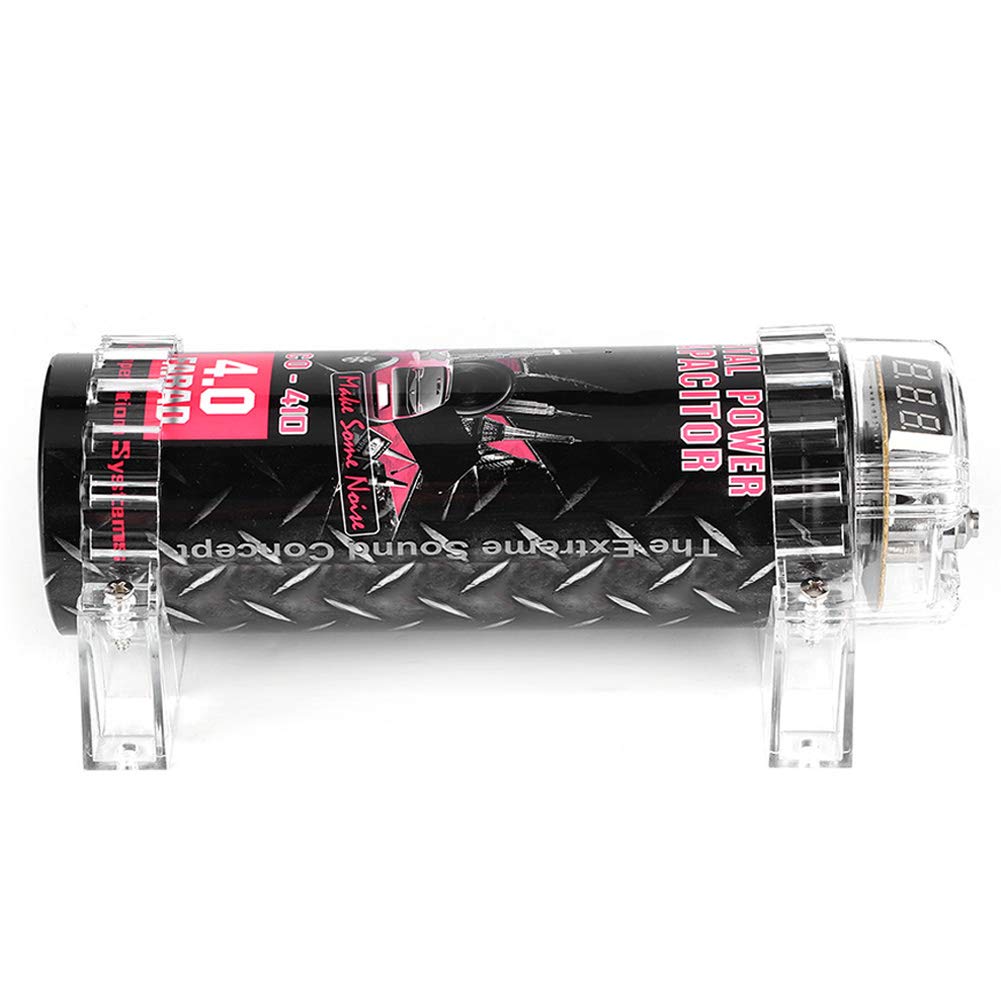 4 Farad Power Condensator LED Voltaggio Display Power cap Amplificatore Audio per Auto