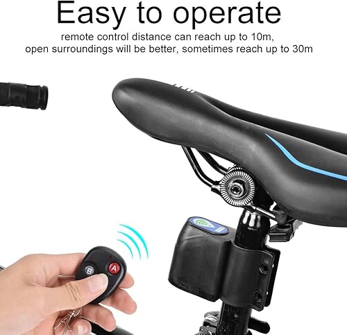 Miniatura 4 de Yoidesu Alarma antirrobo para bicicleta con control remoto alarma de seguridad de motocicleta 110dB alarma antirrobo sensor de vibración