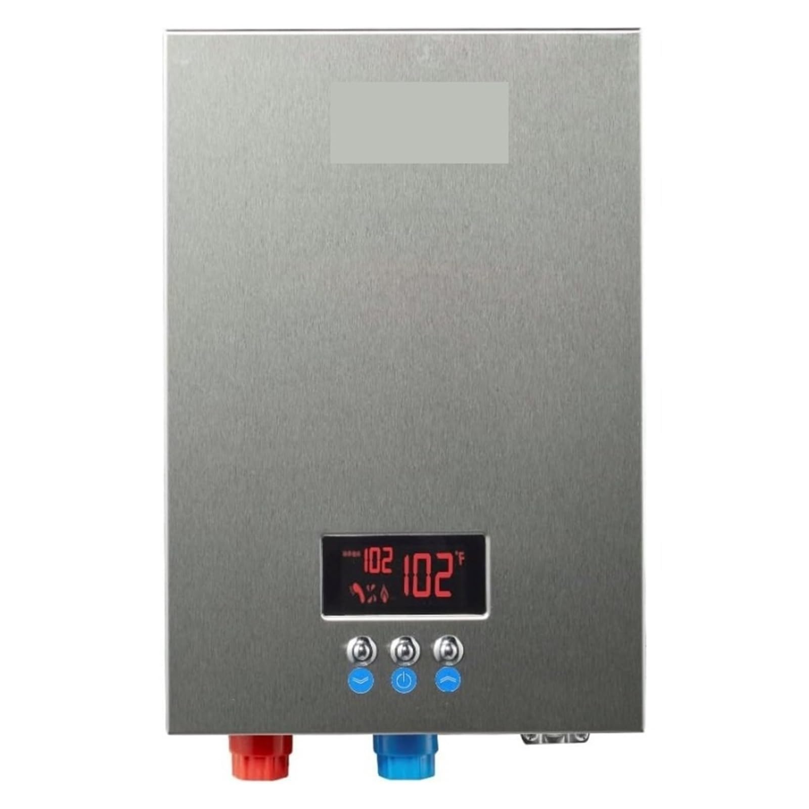 Calentador de Agua Electrico Instantaneo, Calentador De Agua Eléctrico Sin Tanque, Automodulante, De 18kW, con Múltiples Puntos De Uso, Pequeño para Duchas y Cocinas