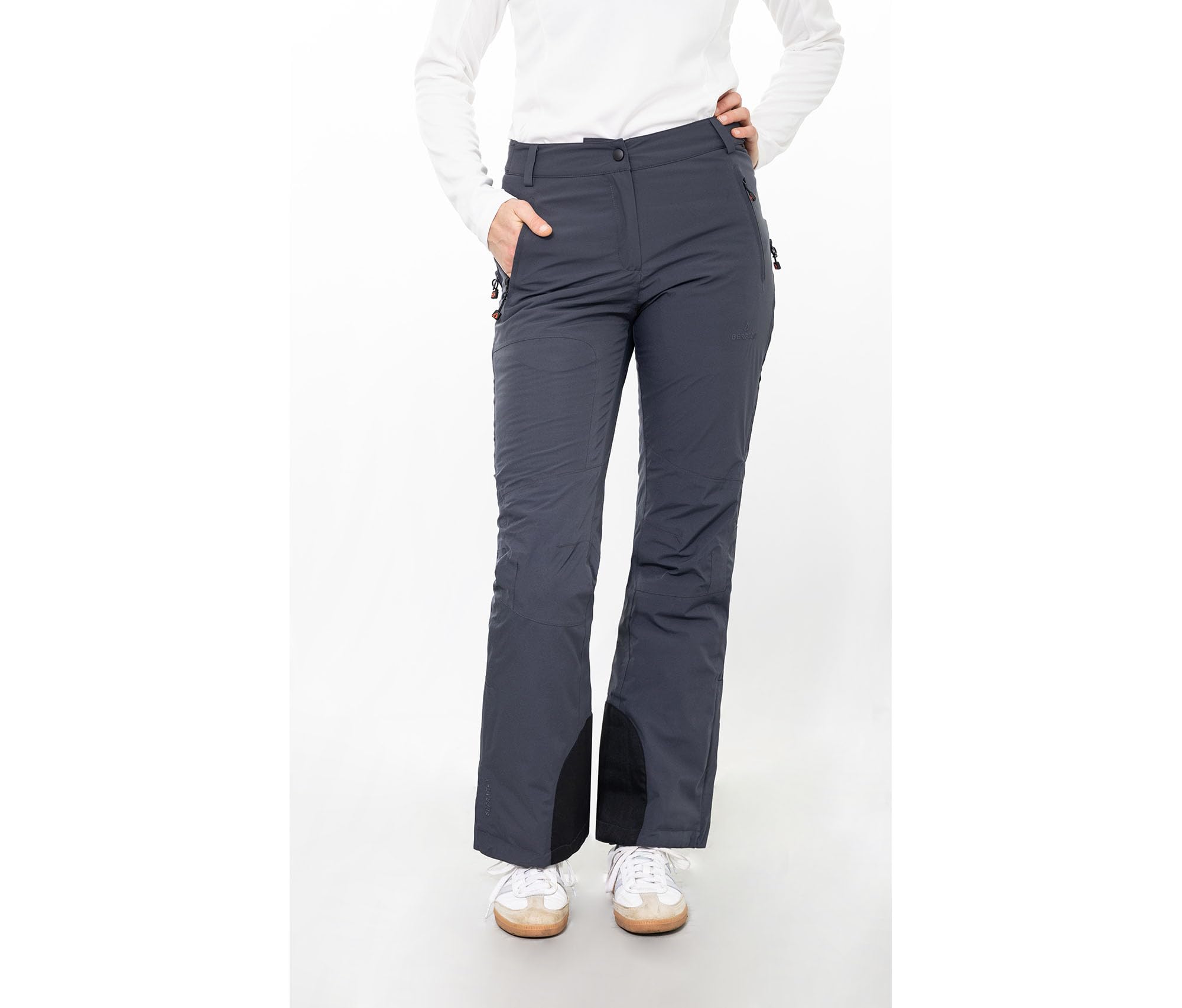 Bergson Ice | Damen Skihose - Lässige Damen Skihose mit Supra-Tex 20.000 Membran, Normal-/Kurz-/Langgrößen, 100% wasserdicht (20.000 mm Wassersäule) & verschweißte Nähte, Winddicht & höchste Atmungsa