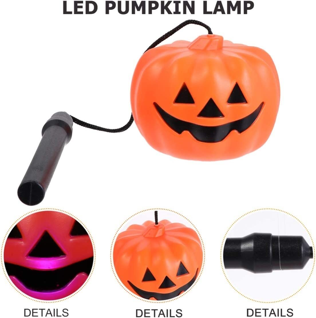 Latarnia na Halloween 4 Sztuki Dynia Wisząca Lampa Plastikowa Latarnia Przenośna Lampka Z Dyni Halloween Do Domu Dekoracja na Halloween