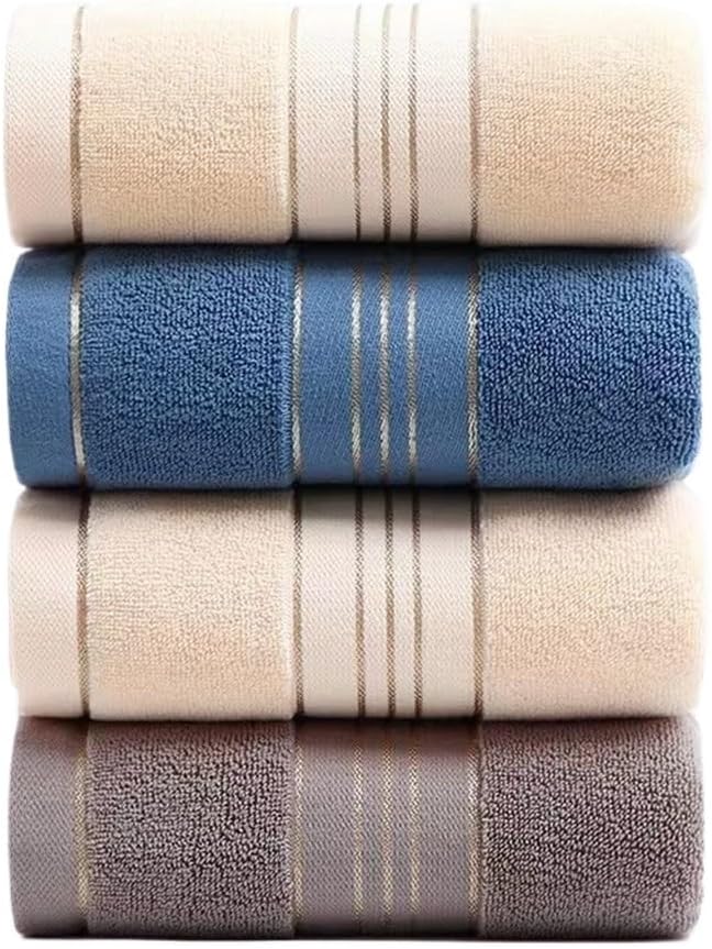 Men Women Cotton Bath Towel Set Adult Soft Shower Bathroom