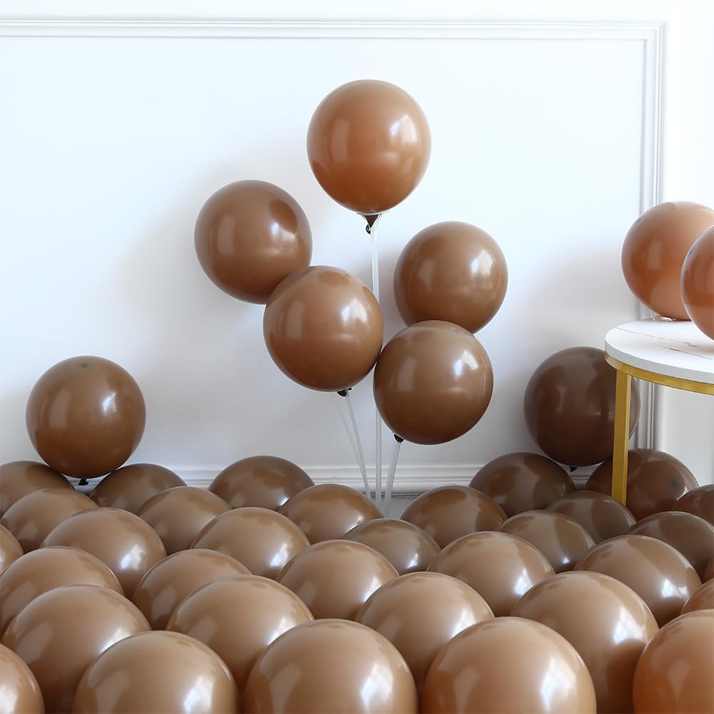 PageebO Travel Themed Party Balloon Arch Kit 131pcs Dusty Blue Coffee Balloon with Globe Plane Aluminium Balloon for Time Flies 1st Birthday Party Retirement Farewell Party Decorations