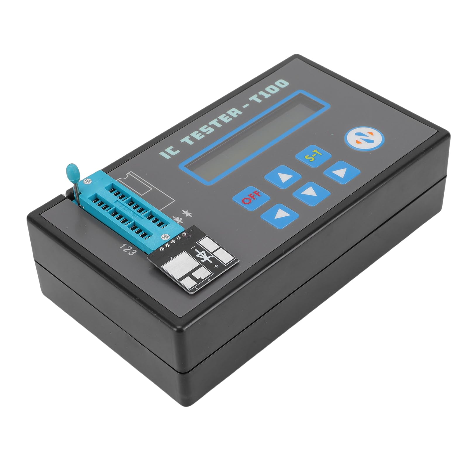 Tester IC Digitale Tester Portatile per Circuiti Integrati LED Multifunzionale Triodo Diodo Transistor Transistor IC per Automazione Industriale Batteria LiPo 1000mAh