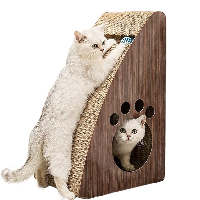 SalLady Cat Scratching Post Vertical Scratchproof Interactive Inclined