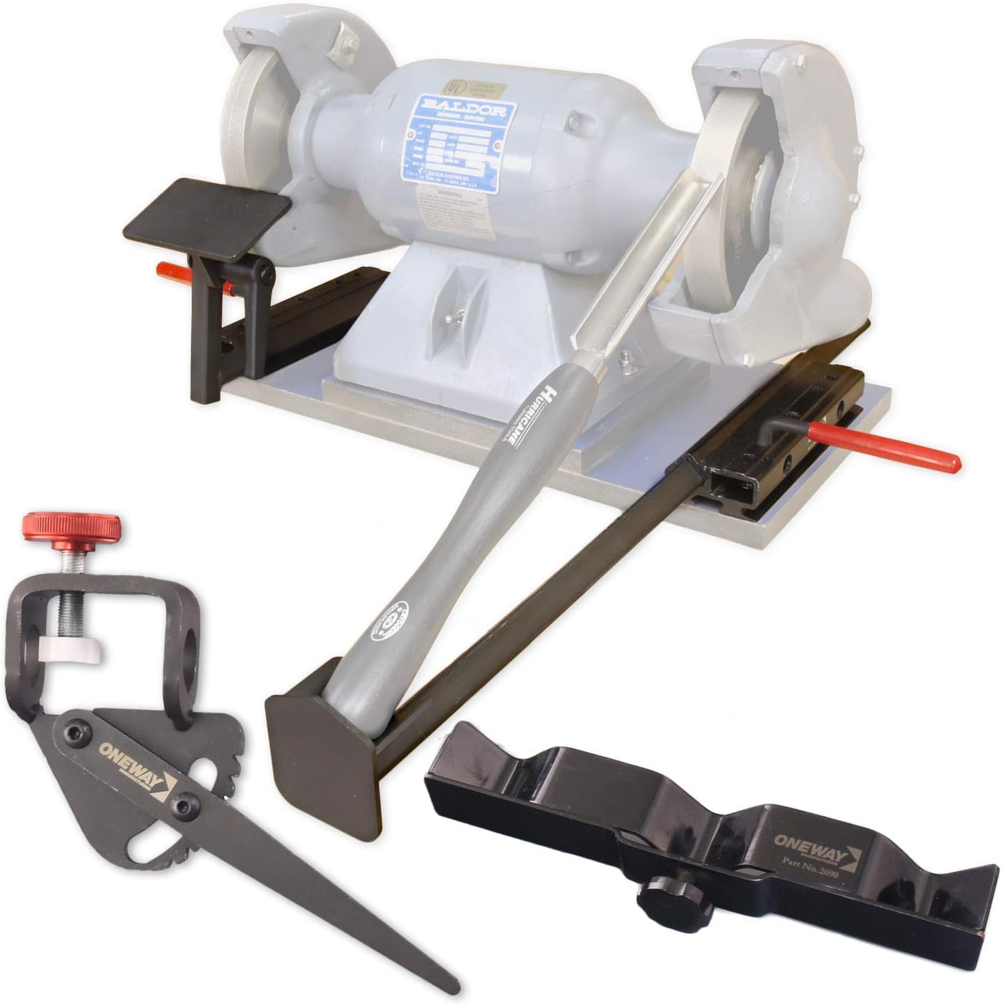 Oneway Wolverine Grinding Jig with Vari-Grind Attachment and Skew Attachment