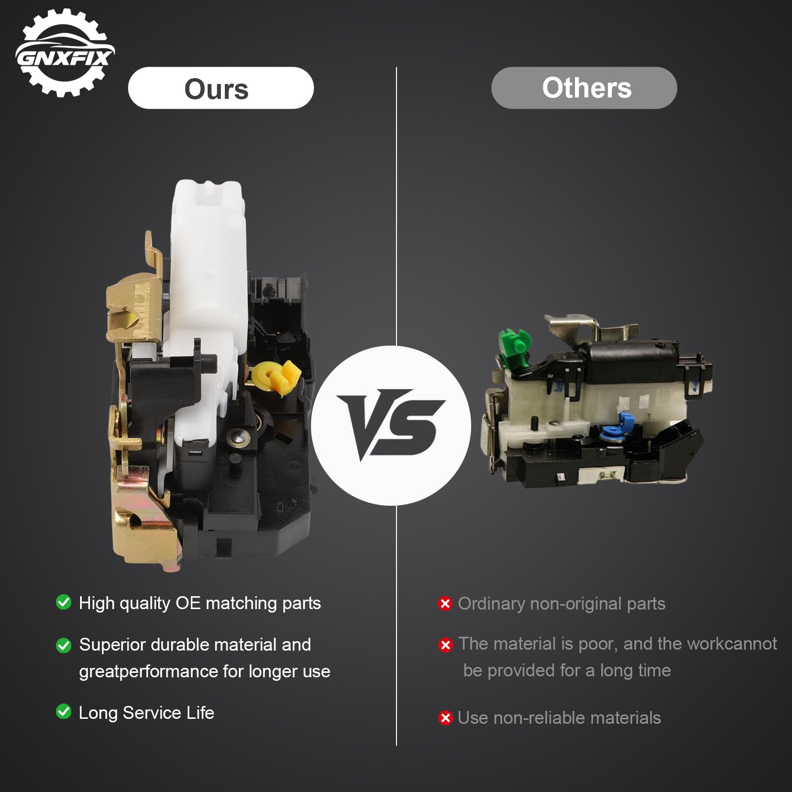 Cerradura De Puerta Corredera Derecha De Coche 8200051733 (2 Pin