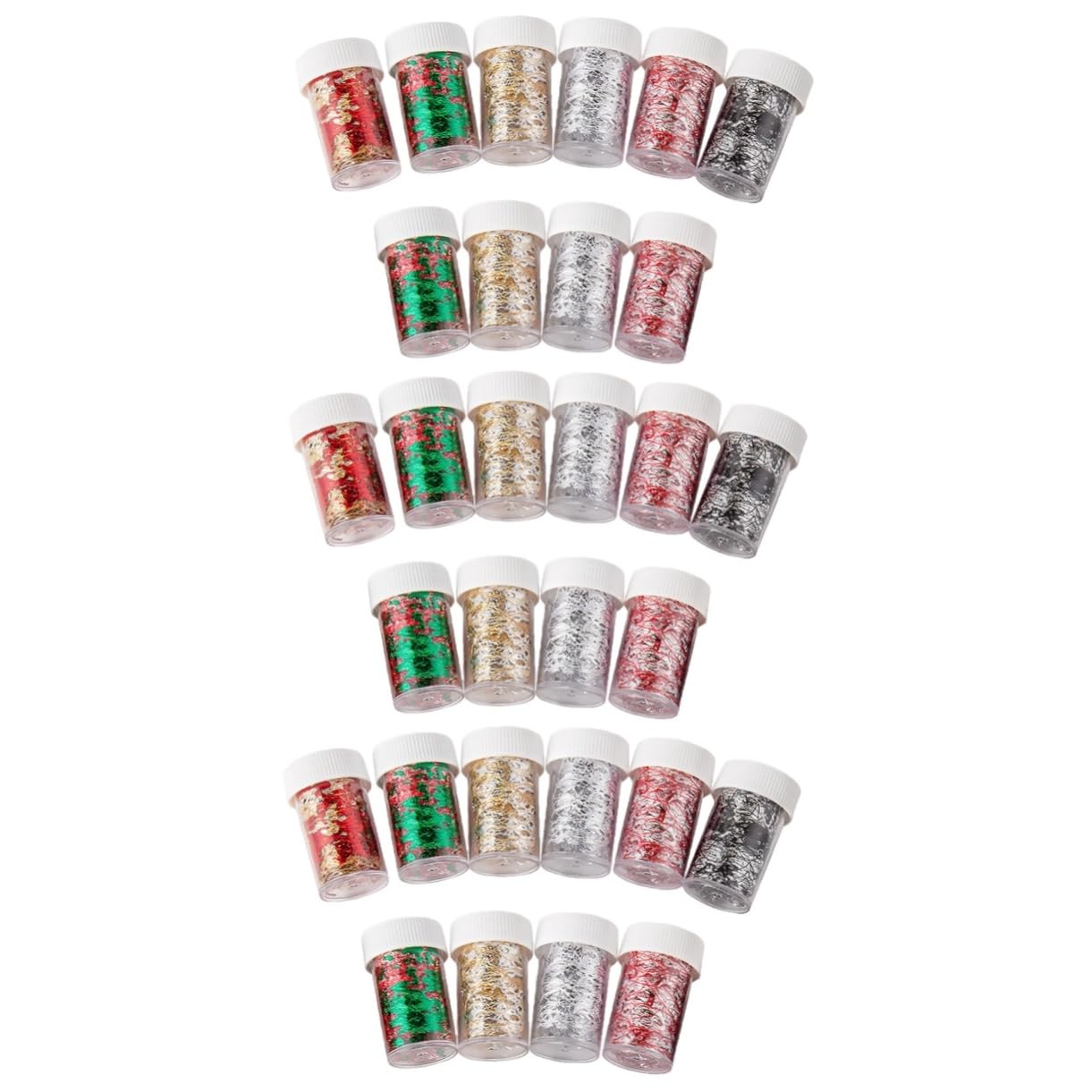 CALLARON 3 Set Adesivi Per Unghie Colorati Decorazioni Nail Art Impermeabili Per Manicure Per Personale 10 Pezzi * 3