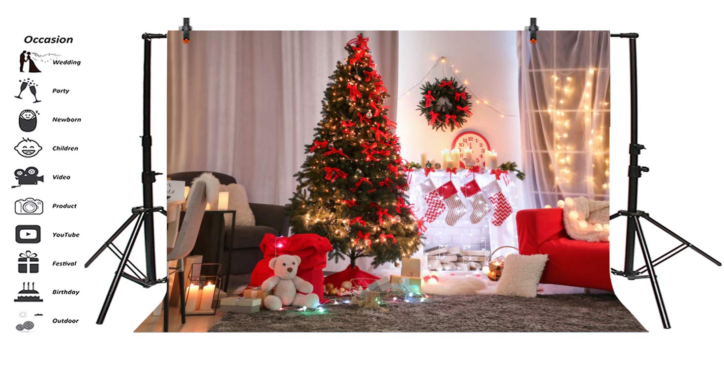 Amazon | Qinunipoto クリスマス Merry Christmas 写真撮影用 背景布
