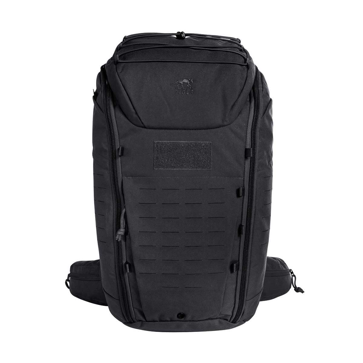 Tasmanian Tiger TT Modular Pack 30 Daypack Wander-Rucksack mit 30 Liter Volumen inkl. Organizer Zusatz-Taschen Set für mehr Ordnung, Schwarz