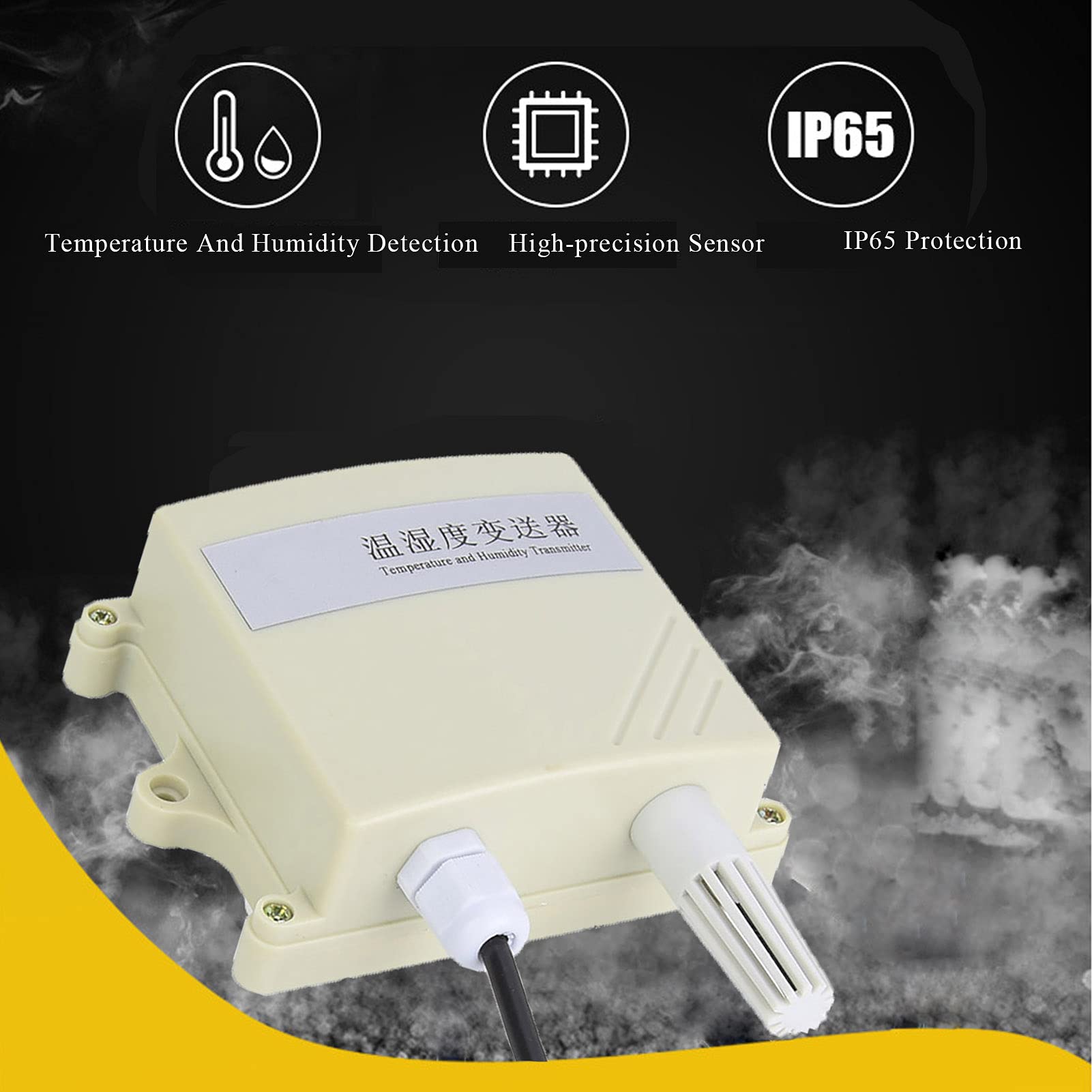 Capteur Température Humidité étanche IP65 - Transmetteur 4-20mA Pour Serre, Jardin, Surveillance Environnementale