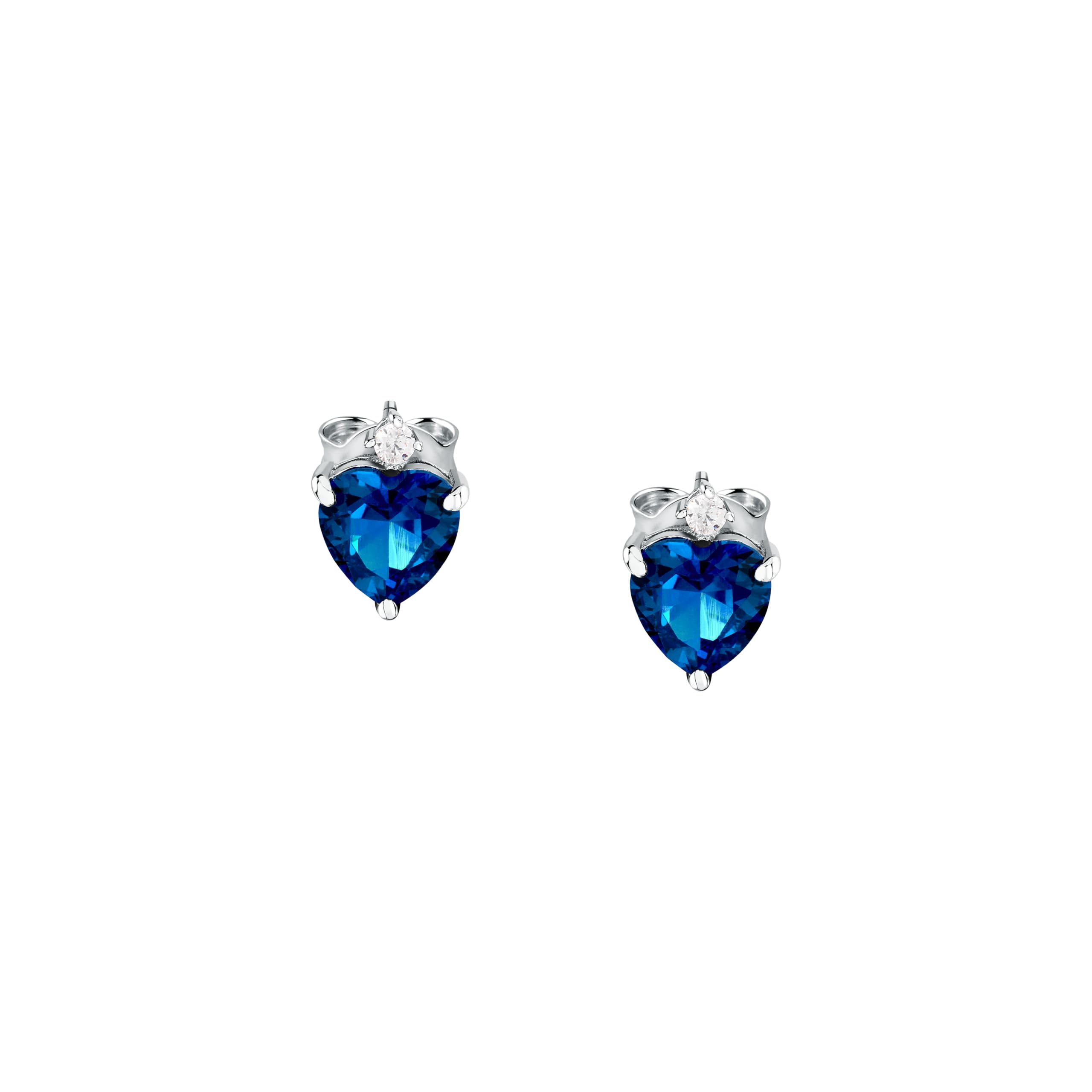 Morellato Orecchini Donna in Argento 925‰, Zirconi, Collezione Tesori, Cuore - SAIW162