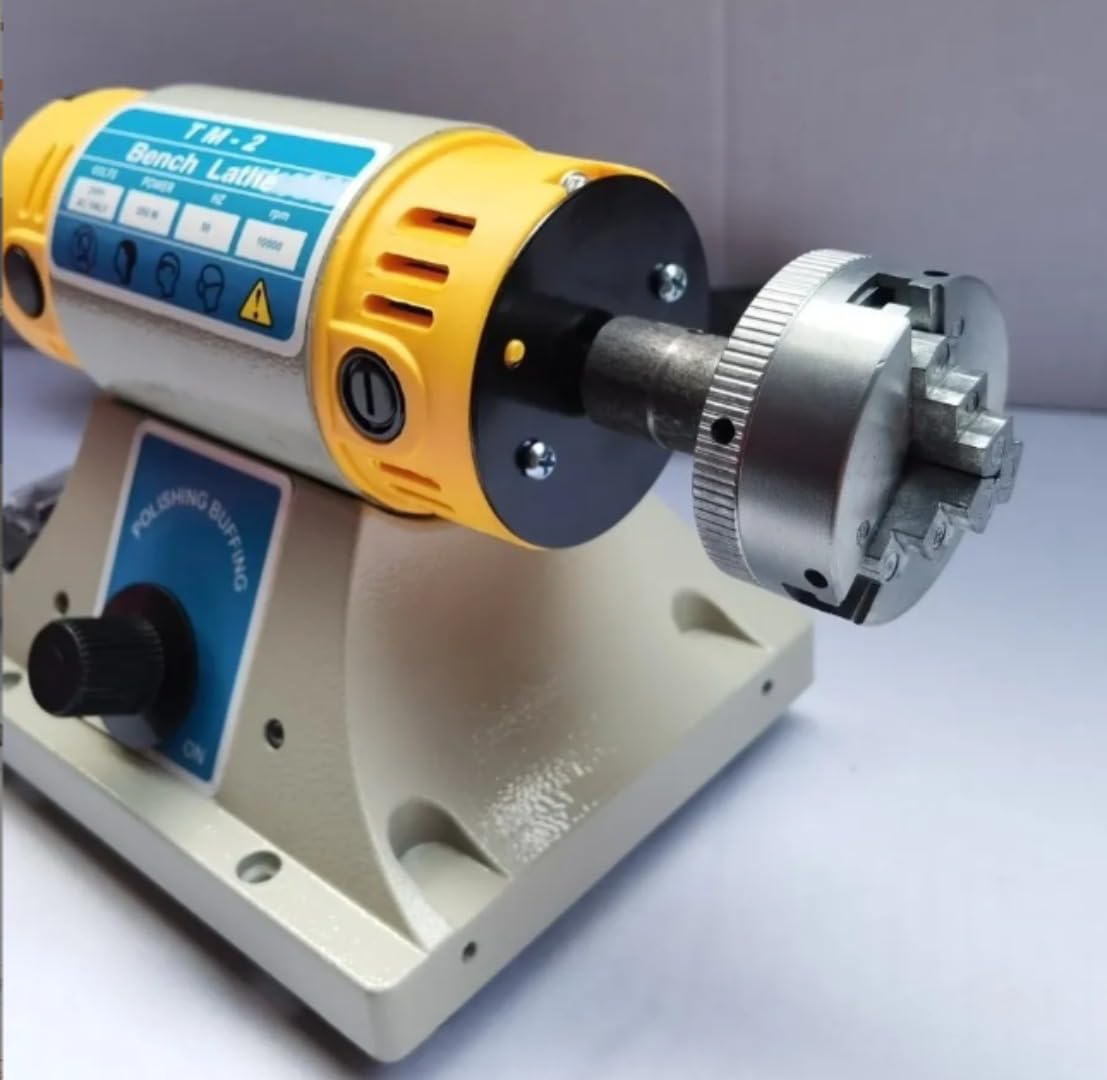 Amazon | JoyeeLii【金属製 三つ爪チャック】 ミニ旋盤 卓上旋盤 精密