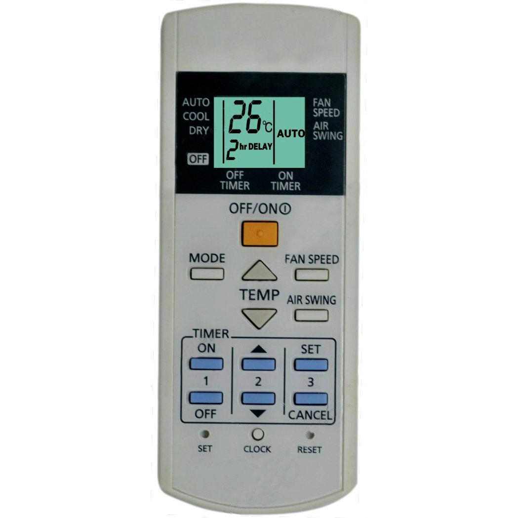 Telecomando Universale Sostitutivo Per Climatizzatore Panasonic (Modelli A75C3058, A75C3068 E Altri)