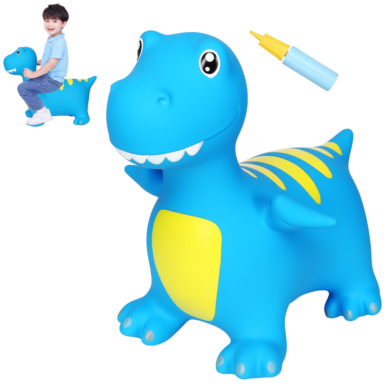 INPANY Bouncy Horse, Dinosaur Hopper Toys for Boys, Gifts Toy for Kid