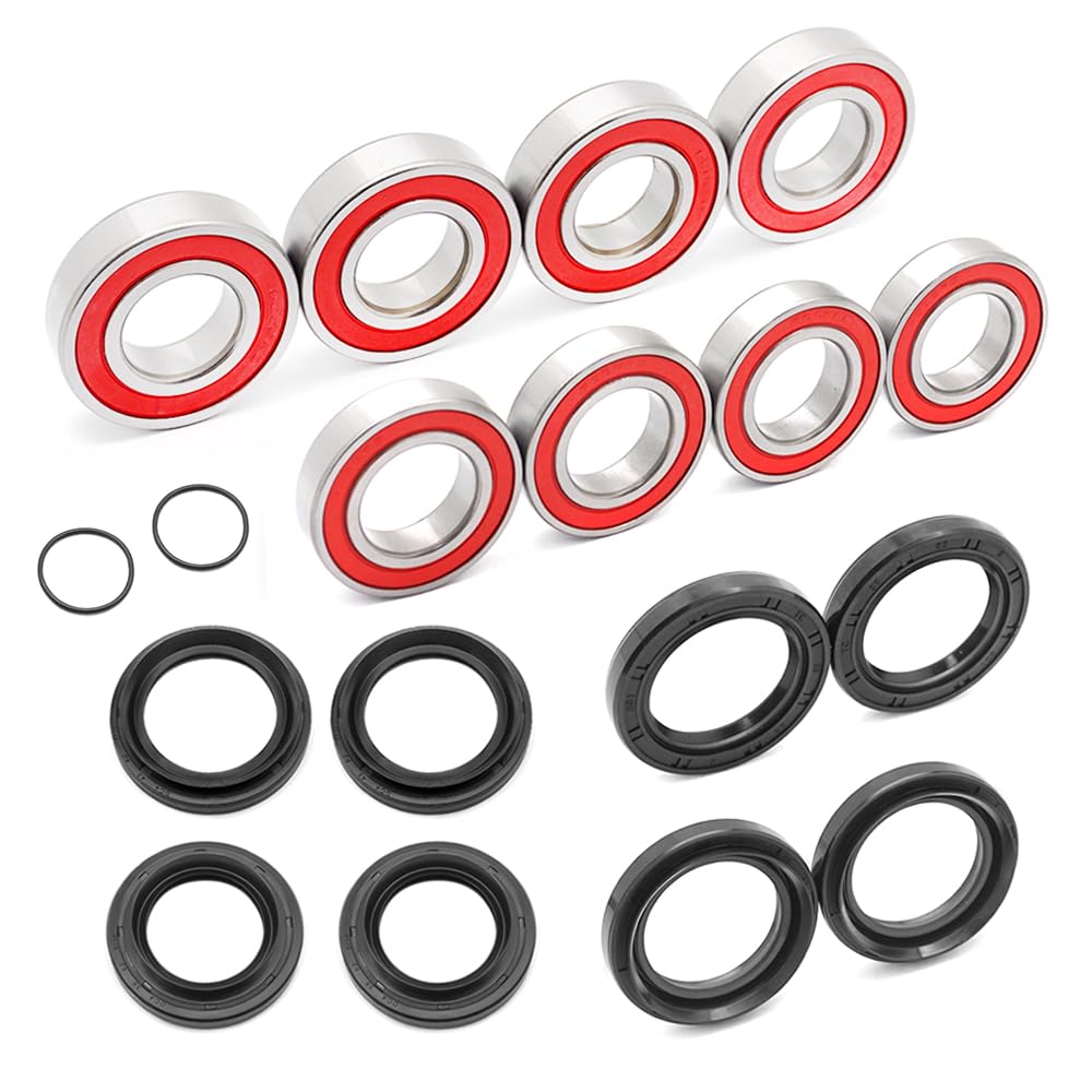 Rodamientos y sellos de rueda delanteros y traseros para Yama-ha Rhino 450 Rhino 660 Rhino 700 2005-2013 931064280000 931063880000 931063804700