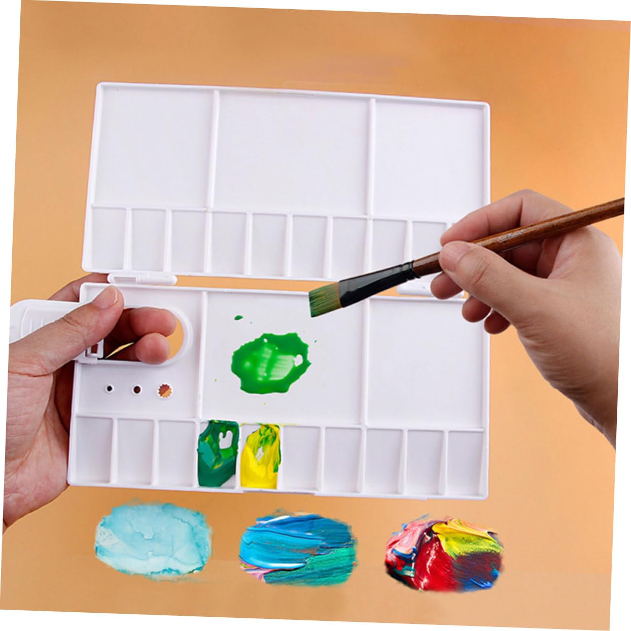 5 Series Caja para Pintura De Acuarelas Y Pigmentos Estuche De Almacenamiento para Pintura Acrílica Y Gouache Herramienta De Arte para Estudiantes Y Artistas 2 Piezas X 5