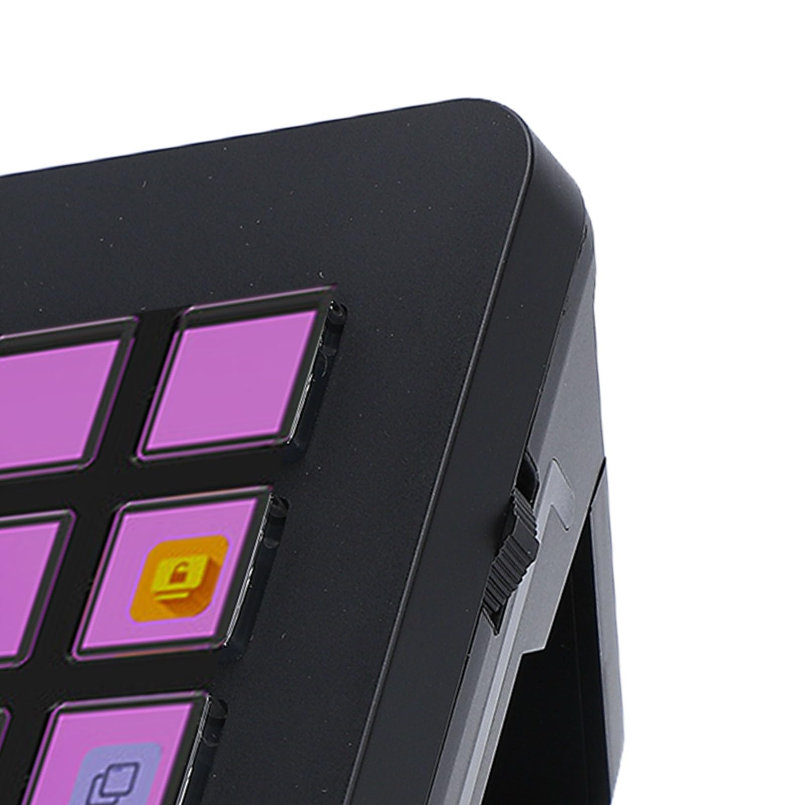 Jiawu Streaming Deck, Stream Control Deck, Teclado Macro Controlador de Estudio con 32 Teclas LCD Programables para Transmisión en Desde PC, Configuración de Escritorio y Oficina. (Black)